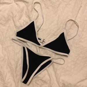 Black/White Bikini